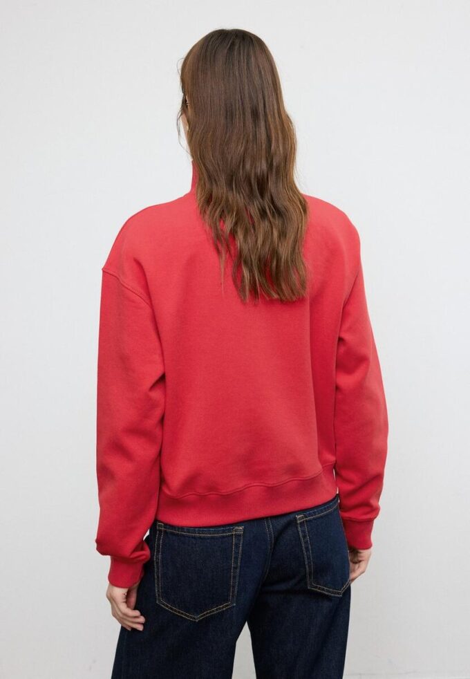 Mikina s vysokým límcem a zipem