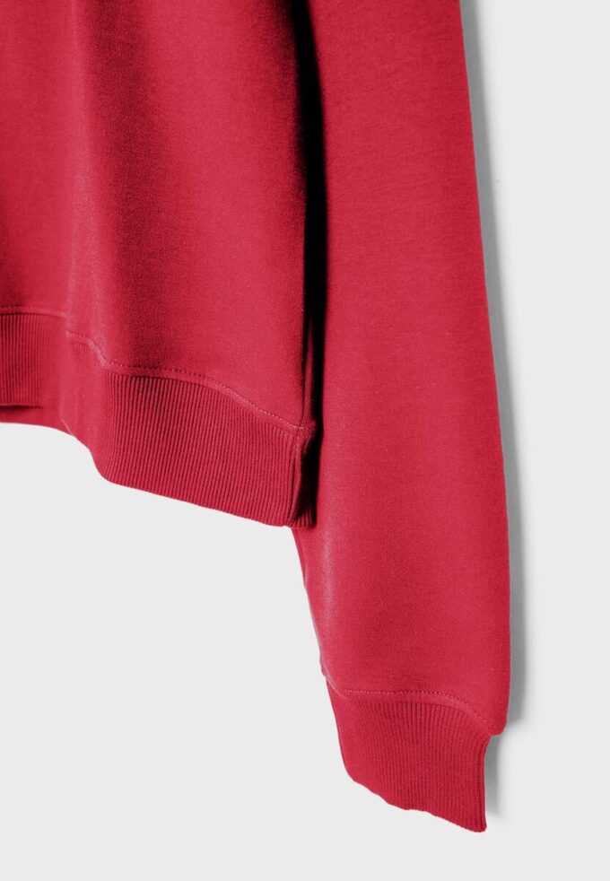 Mikina s vysokým límcem a zipem