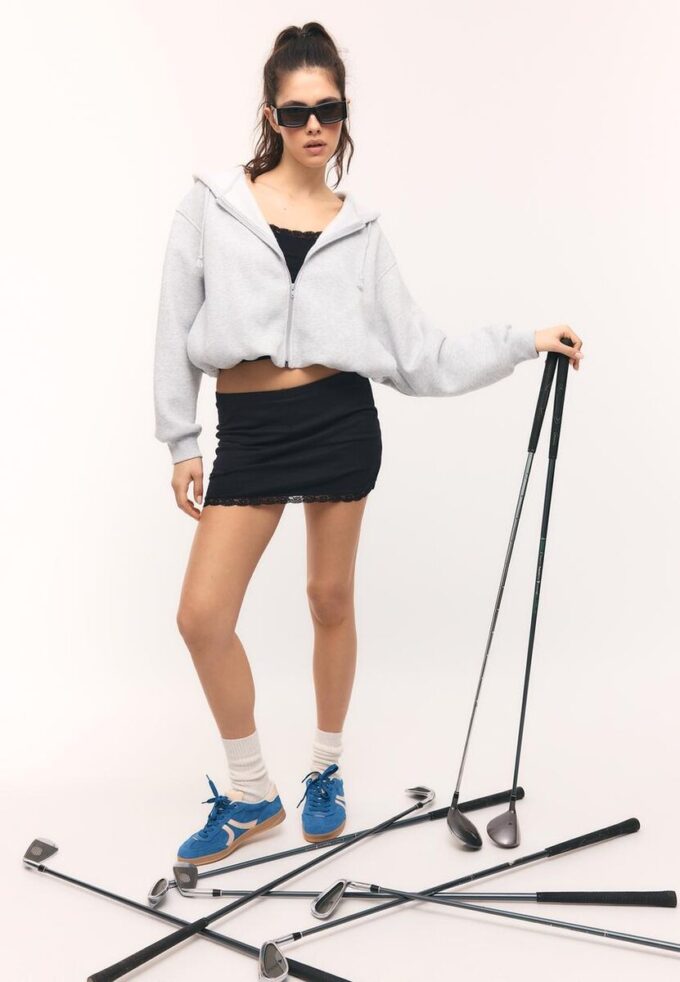 Mini Skort s krajkovým lemem Mini Skort s krajkovým lemem