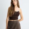 Mini Skort z umělé semiše Mini Skort z umělé semiše