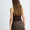 Mini Skort z umělé semiše Mini Skort z umělé semiše