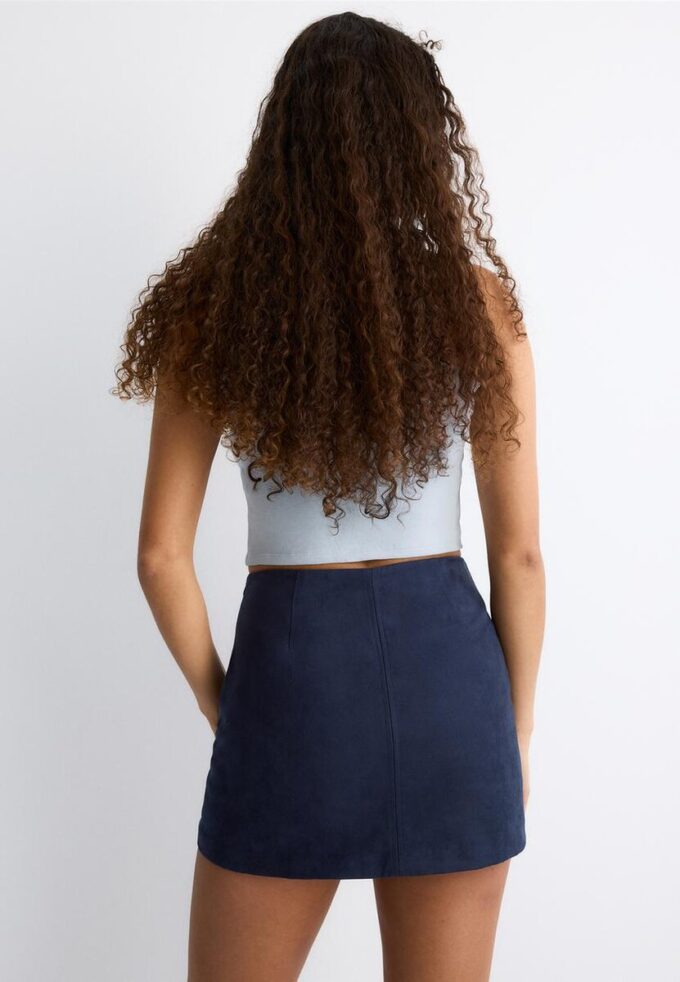 Mini Skort z umělé semiše Mini Skort z umělé semiše