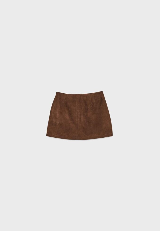 Mini Skort z umělé semiše Mini Skort z umělé semiše