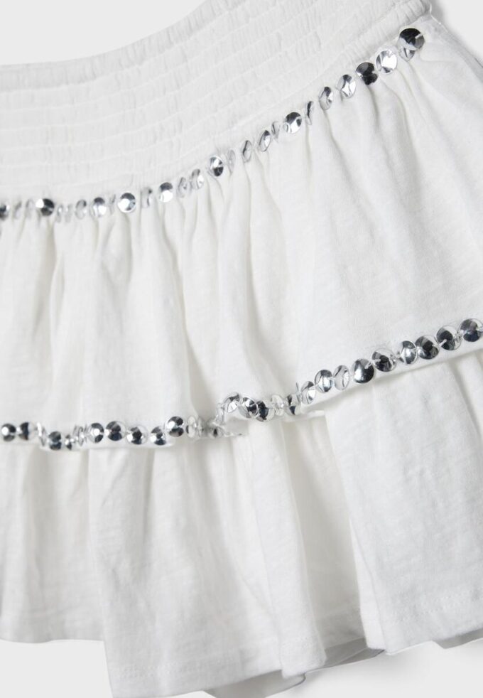 Mini sukně s volánky a cvočky Mini sukně s volánky a cvočky