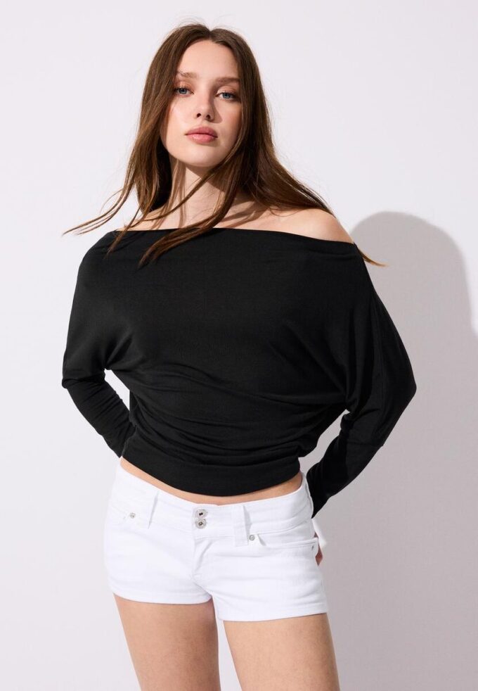 Modalové asymetrické tričko Modalové asymetrické tričko