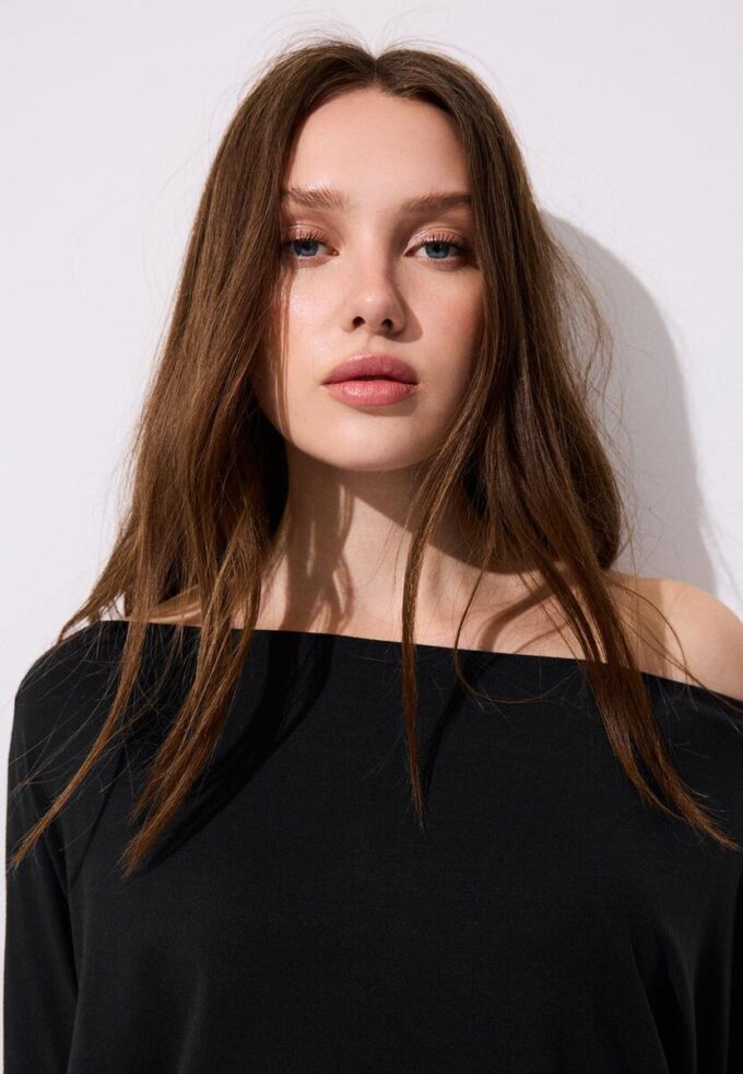 Modalové asymetrické tričko Modalové asymetrické tričko