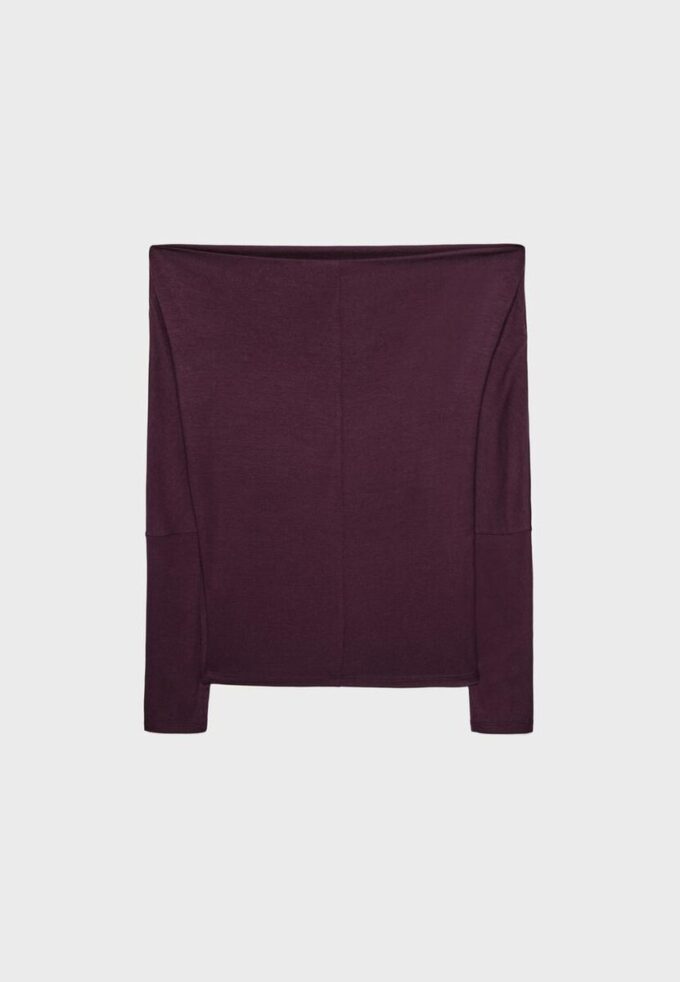 Modalové asymetrické tričko