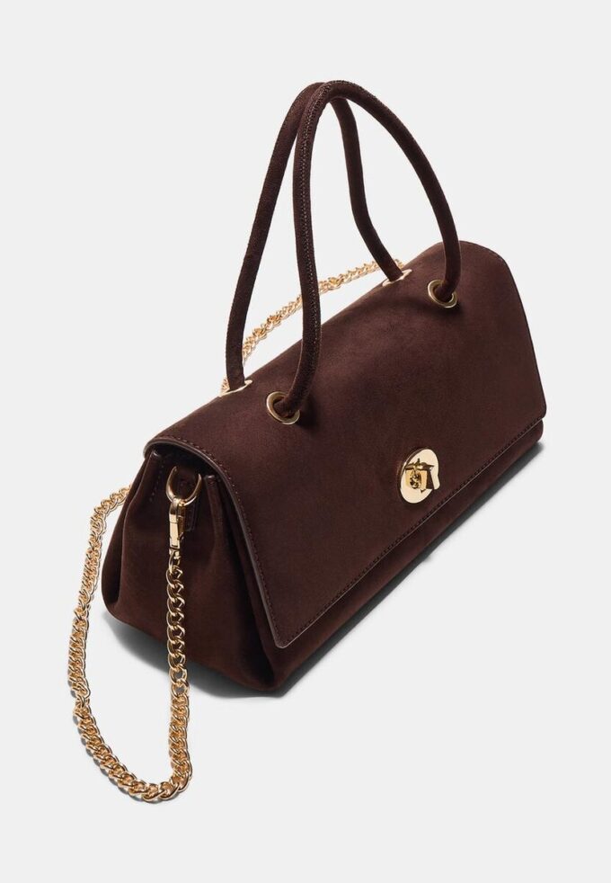 Městská taška přes rameno s dvojitým uchem