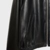Oversize bunda s efektem kůže Oversize bunda s efektem kůže