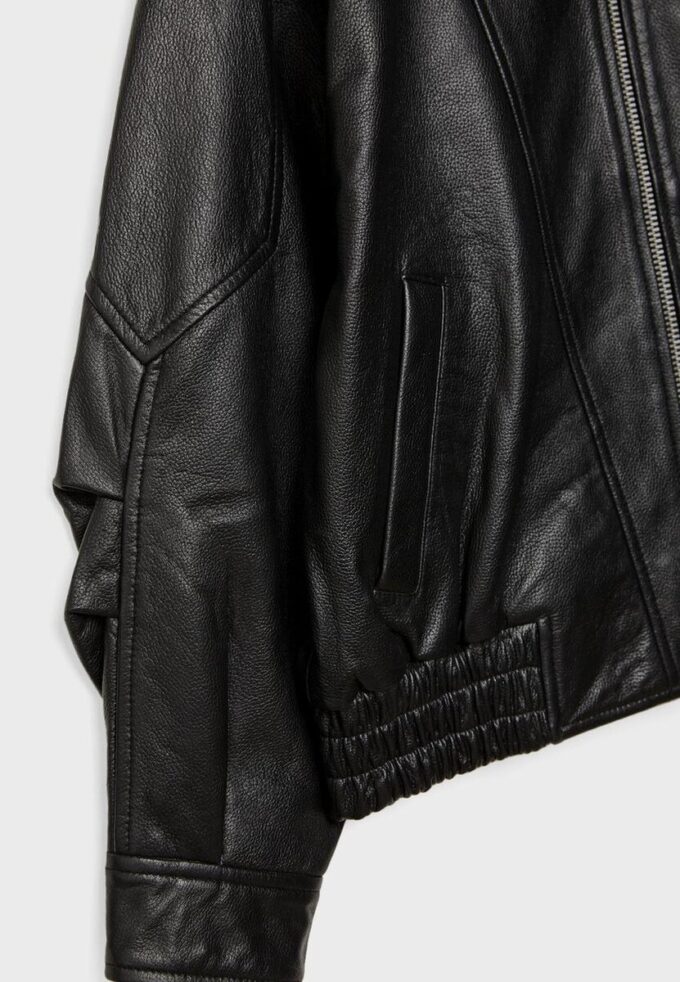 Oversize kožená bunda Oversize kožená bunda