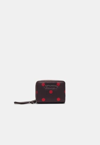 Peněženka na karty s puntíky
