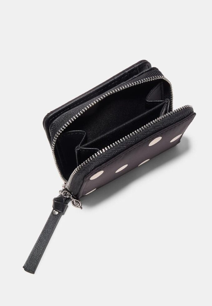 Peněženka na karty s puntíky