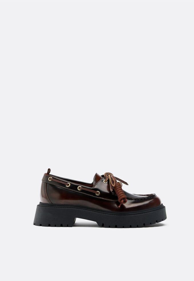 Platformové lodní boty