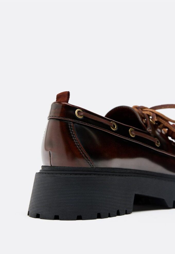 Platformové lodní boty