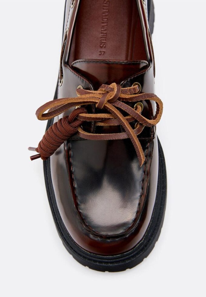 Platformové lodní boty