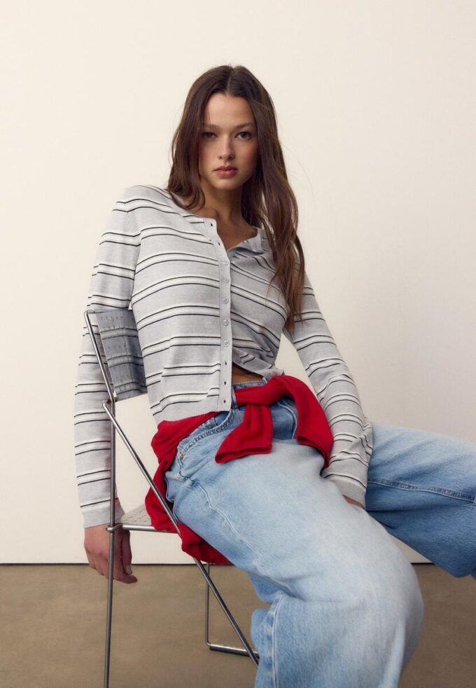 Pletený kardigan Pletený kardigan