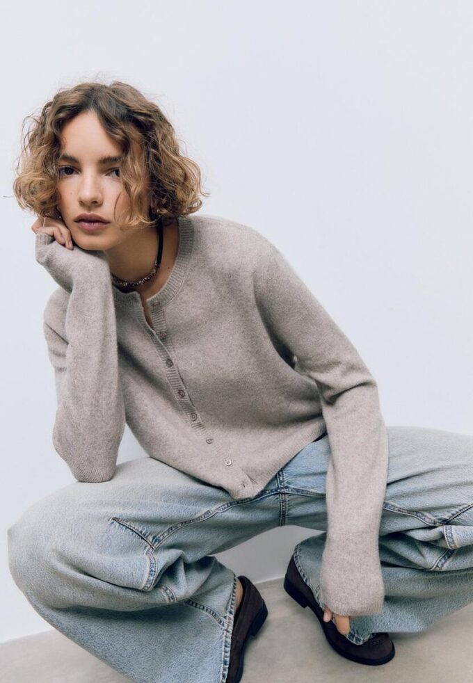 Pletený kardigan Jemné na dotek s knoflíky