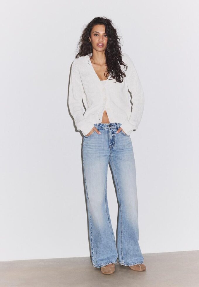 Pletený kardigan na knoflíky