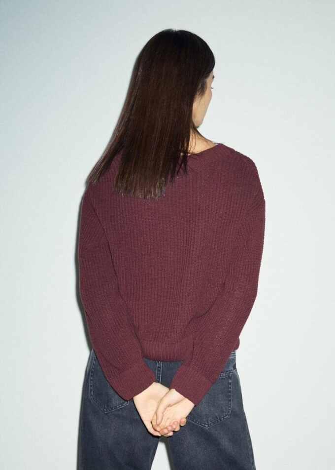 Pletený kardigan na knoflíky