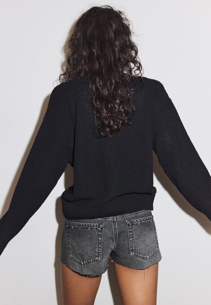 Pletený kardigan na knoflíky