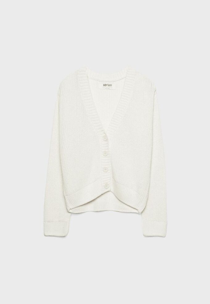 Pletený kardigan na knoflíky