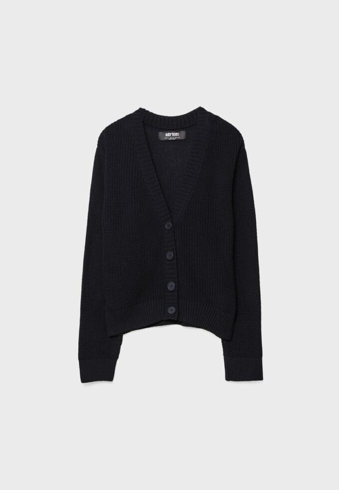Pletený kardigan na knoflíky