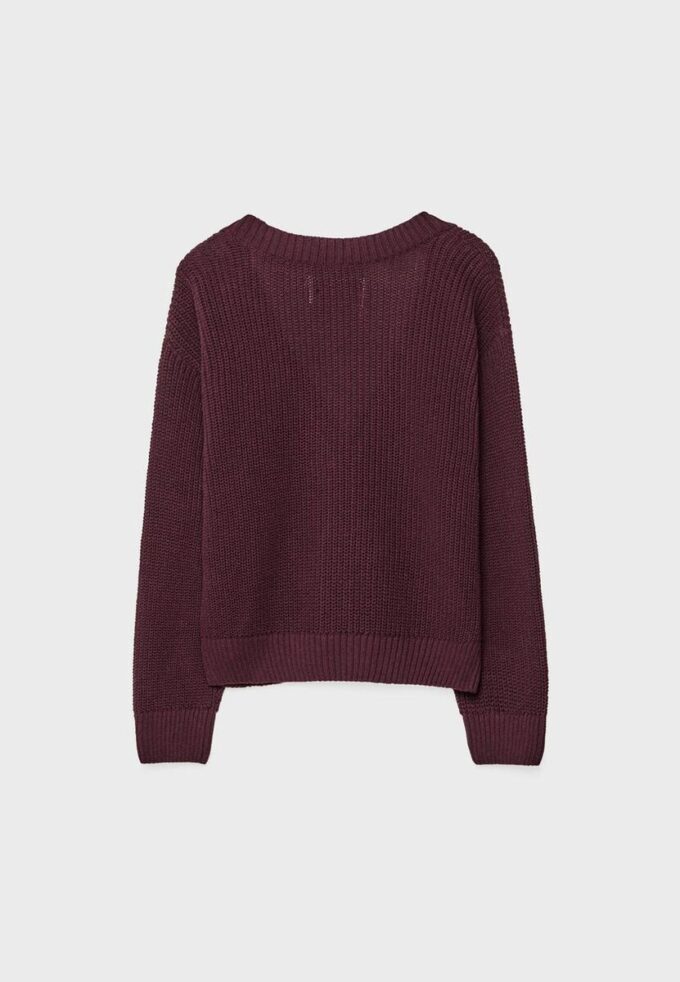 Pletený kardigan na knoflíky