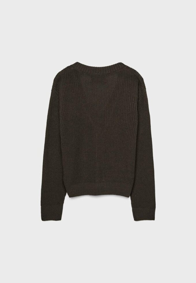 Pletený kardigan na knoflíky