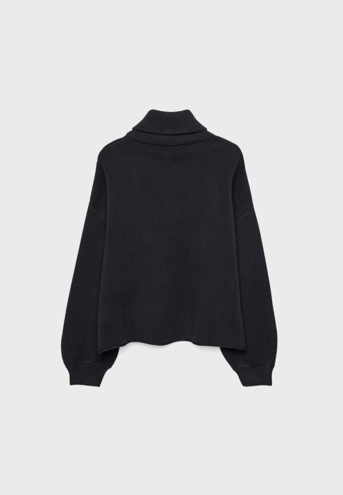 Pletený svetr se zipem Pletený svetr se zipem