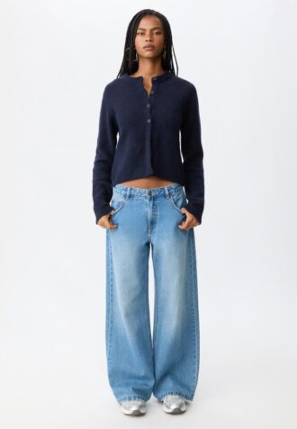 Pletená zapínací bunda Pletená zapínací bunda