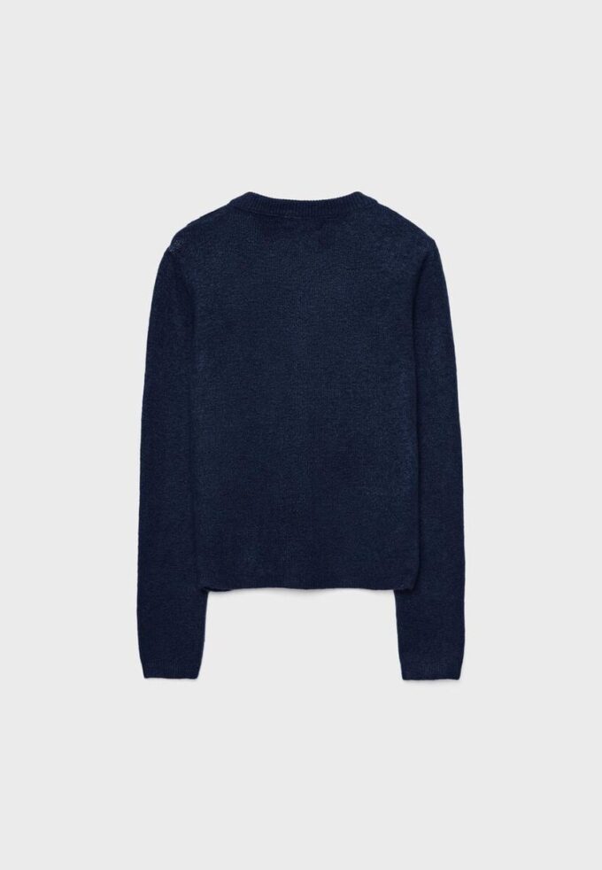 Pletená zapínací bunda