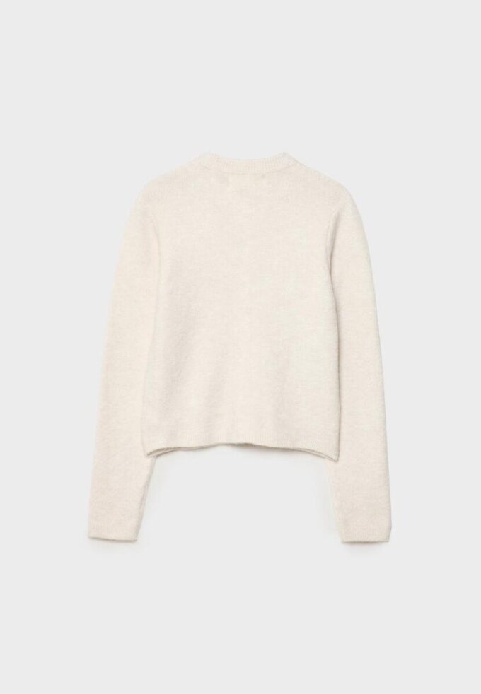 Pletená zapínací bunda