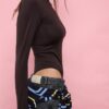 Polyamidové body s dlouhým rukávem