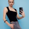 Polyamidové body s čtvercovým výstřihem Polyamidové body s čtvercovým výstřihem