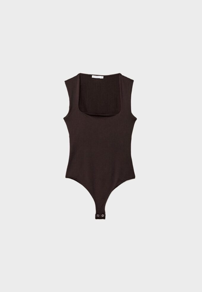 Polyamidové body s čtvercovým výstřihem Polyamidové body s čtvercovým výstřihem