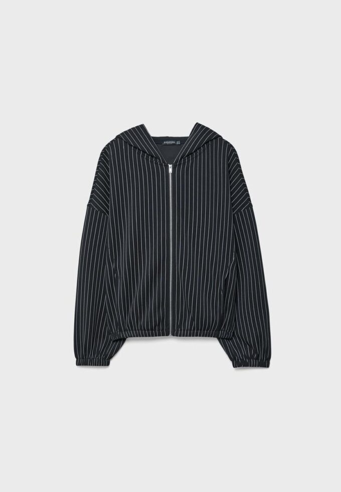 Pruhovaná mikina Jemné na dotek