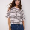 Pruhované tričko s krátkým rukávem