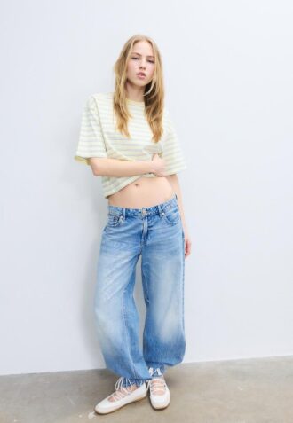 Pruhované tričko s krátkým rukávem Pruhované tričko s krátkým rukávem