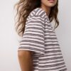 Pruhované tričko s krátkým rukávem