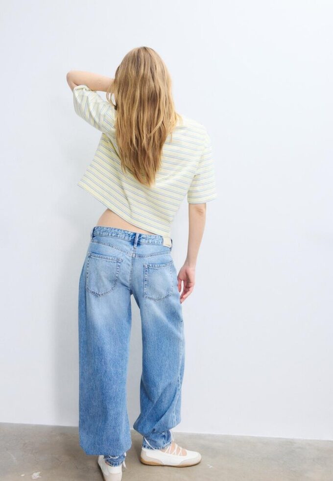 Pruhované tričko s krátkým rukávem