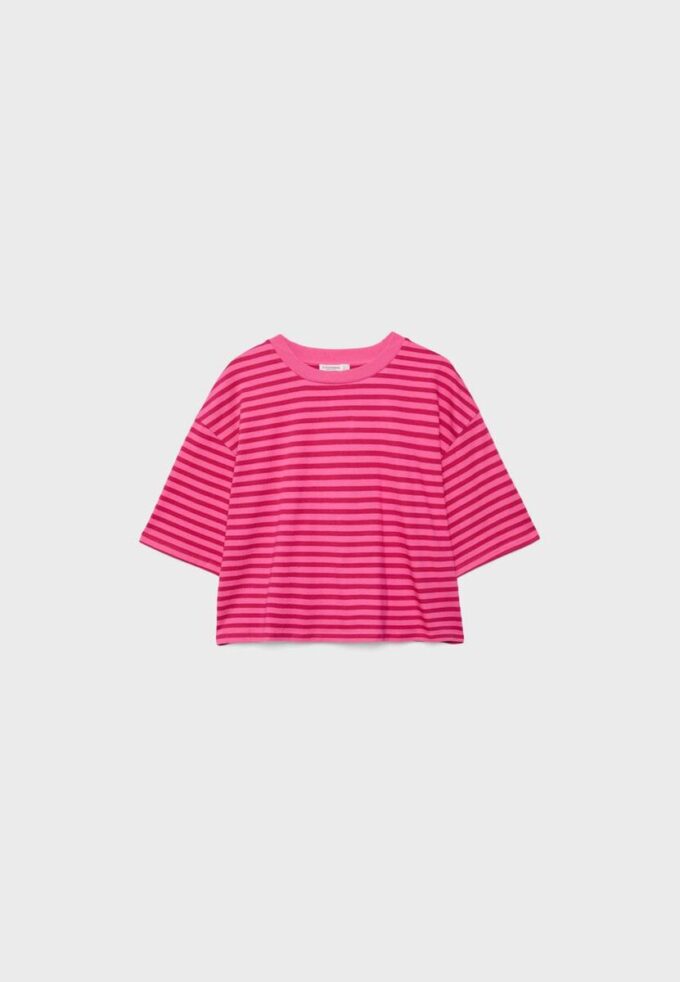 Pruhované tričko s krátkým rukávem