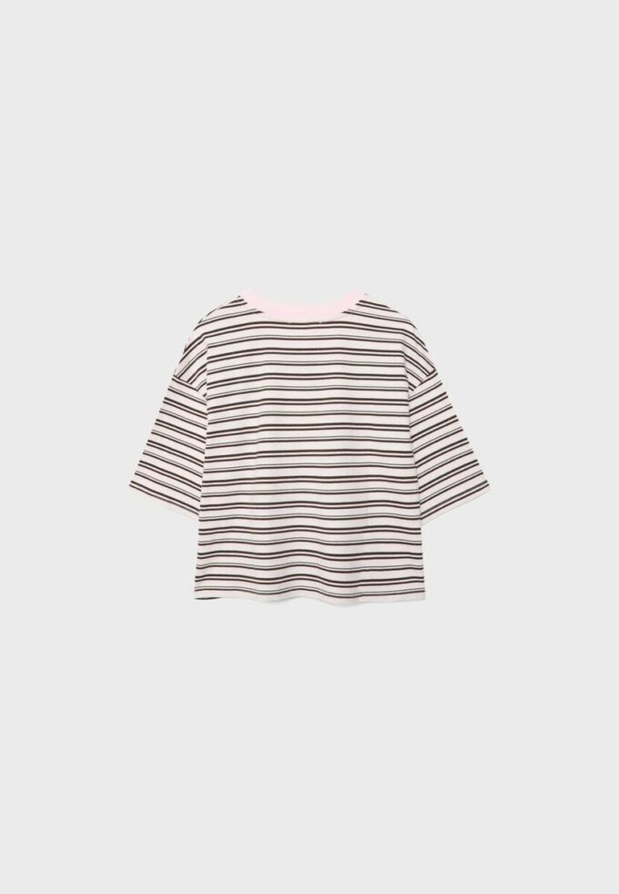 Pruhované tričko s krátkým rukávem