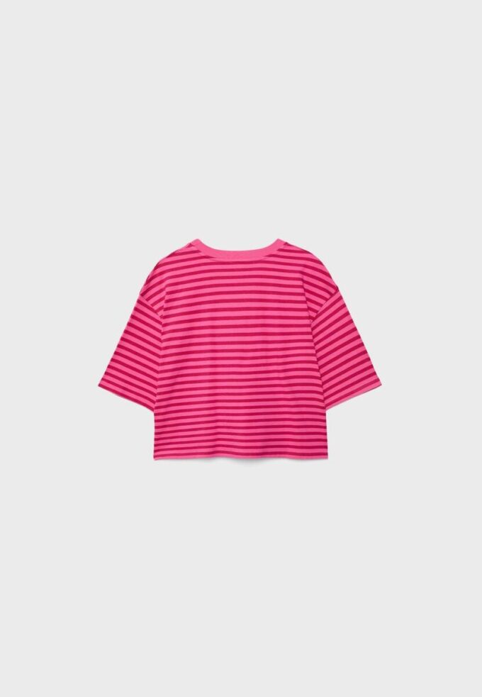 Pruhované tričko s krátkým rukávem