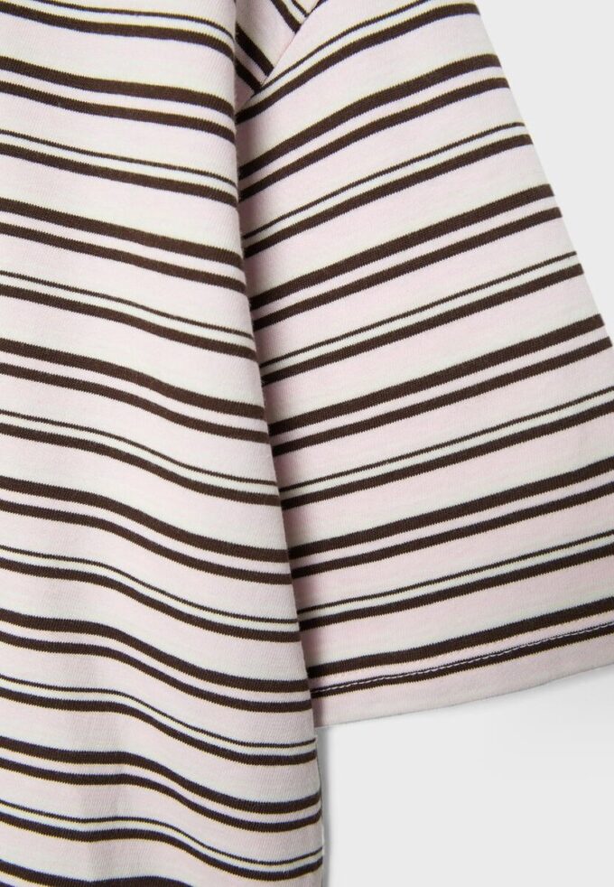 Pruhované tričko s krátkým rukávem