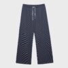 Pruhované Wide Leg jogger kalhoty