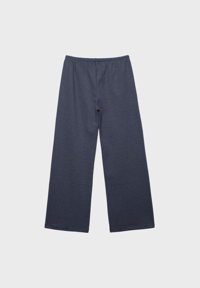 Pruhované Wide Leg jogger kalhoty