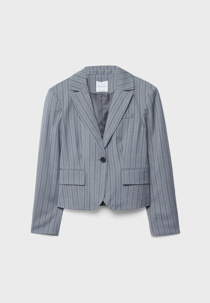 Pruhované zkrácené sako