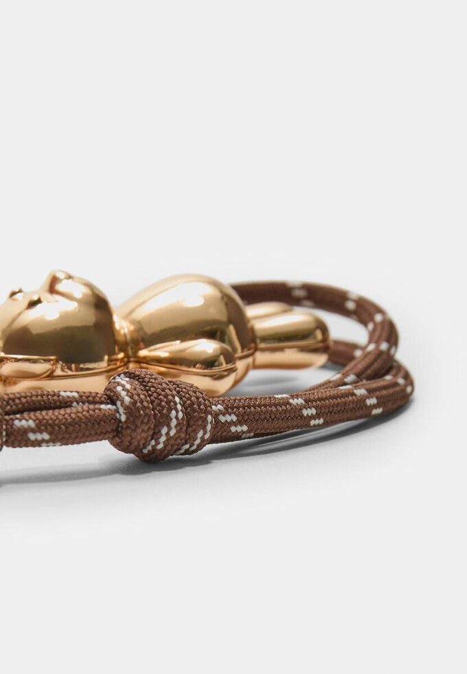 Průvěs s medvědem v metalickém provedení