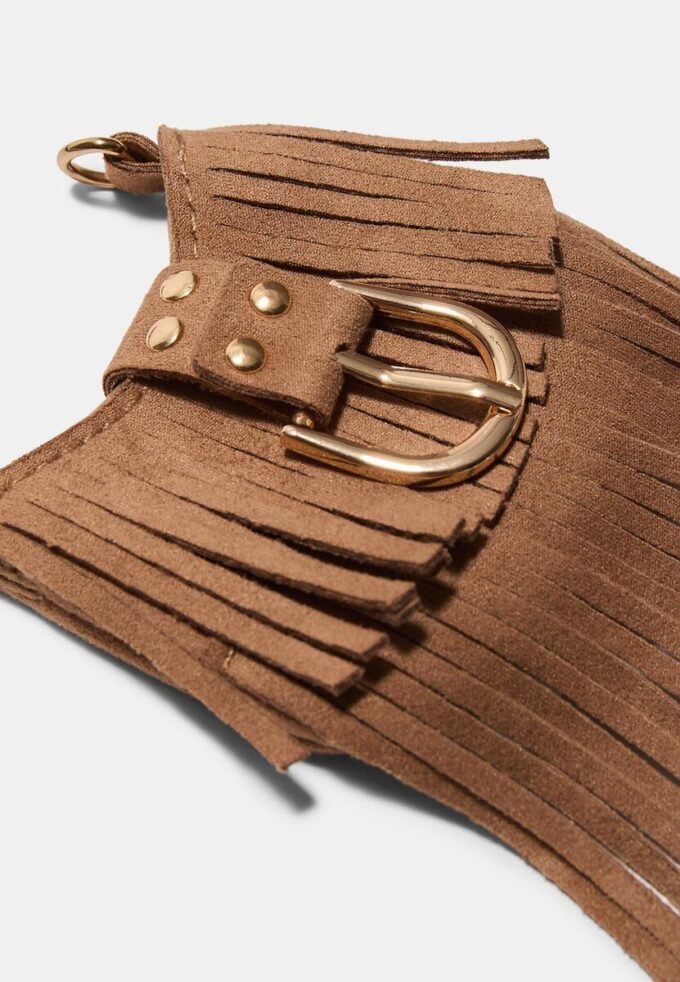 Přívěsek na klíče s třásněmi