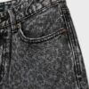 Rovné džíny s Wide Leg potisky a leopardím potiskem Rovné džíny s Wide Leg potisky a leopardím potiskem